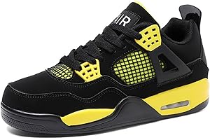 Sixfox Herren Sportschuhe Große Größe Sportschuhe Herren Basketballschuhe Mode Sport Basketballschuhe