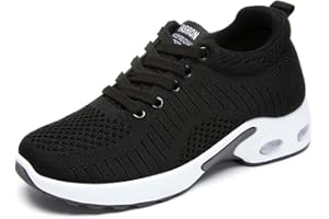 WOWEI Zapatillas de Running Mujer Zapatillas de Deportivas Mujer Zapatos para Correr Ligero Transpirables Gimnasio Sneakers Calzado Deportivas Fitness Casual