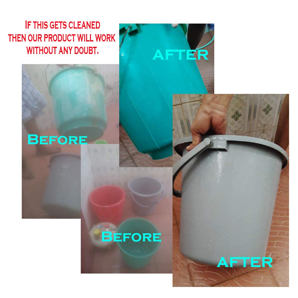 DOT Homecare Products Bathroom DESCALER 400ml,Tiles Cleaner|Remove heavy salt stains,hard water marks,lime scale,calcium,soap scum,mold,rust & fungus on Walls,Floors-ZERO SMELL & FUMES - Image 7