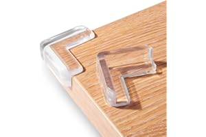 Haus Projekt Corner Protectors for Kids x 8, Table Corner Protectors for Baby, Baby Proofing Edge Protector, Child Safety Corner Guards, Furniture Protection, Toddler Bed Guard, Edges Bump Stopper