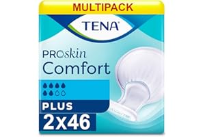 TENA ProSkin Comfort Plus Compact 2 Packs of 42 Pads