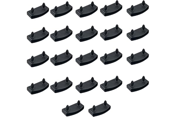 Sgehai 22 st sänglameller, ersättande sängklämma i lamelländen, plastsänglamellhållare 55 mm, för dubbel/enkelsäng och king size-ersättningshatt