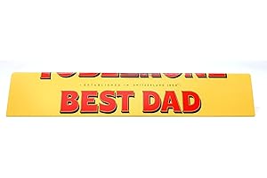 Toblerone Bar Personalised Message For Dad - Toblerone Bar BEST DAD, 100g Boxed Treatz