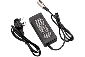 TangsFire 24V Charger 2AMP Mobility Scooter Charge 3-Pin XLR socket terminal For Wheelchair Motorcycle Lead-Acid Battery Lawn Mower Marine Boat Pride