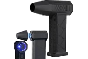 MIGEDY Hydrayne Air Blaster 2.0,Hydrayne Recargable Mini Electric Air Duster-3 Gear Adjustable,130000 RPM Powerful Blower with Light