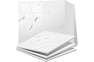 Vieshful 10 Piezas azulejos adhesivos cocina, Panel PVC Marmol Vinilos Azulejos de 30 x 30 cm Para la Pared, Azulejos Adhesivos para Cocina, baño, Sala de Estar