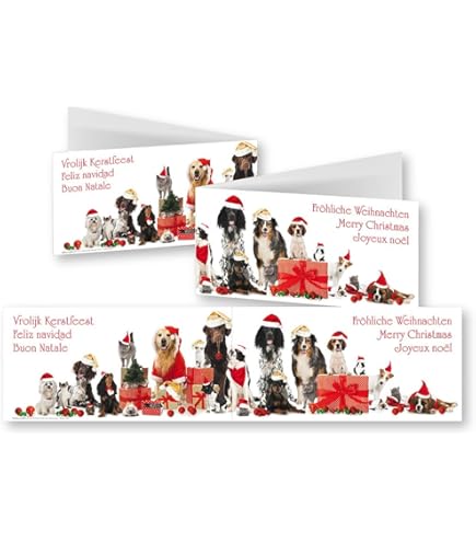 Carte De Noël Traditionnelle (ignonne) Pour Tout Le Onde – 20,3 X 15