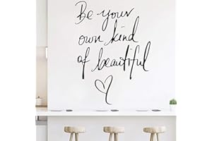 MAOMAOCHA Inspirational Wall Quotes Stickers Be Your Own Kind of Beautiful Motivational Saying Home Decals Home Vinyl Decals Quote Decor for Office School Classroom Teen Dorm Room Wall Deca