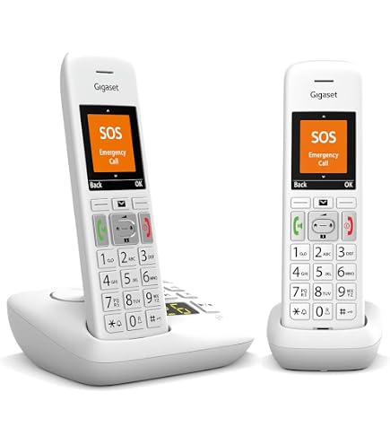 thumbnail image 2 of Gigaset E560A Cordless Phone For Seniors – Big Buttons, SOS Key, Answering Machine, Loud & Clear Sound 2 of 11