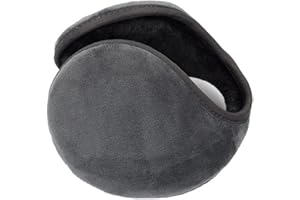 Froiny Women Earmuffs Winter Ear Muffs Adjustable Color Ear Warmer Warm Windproof Plush Earlap Thanksgiving for Men Women, Grey, One Size
