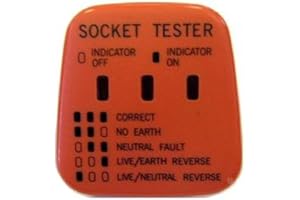 LYVIA UK Mains Socket Tester 240v Polarity Test / 3 Pin Plug House Electrical Wiring