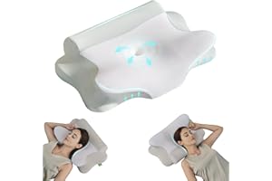 ‎Z-HOM Z-hom Nackenkissen Kopfkissen, Memory Foam Kissen ergonomisches Nackenkissen Kopfkissen, Pillow Kissen für Seiten, Rücken & Bauchschläfer, Ergonomisches Seitenschläferkissen (60 x 39 x 10/12 cm)