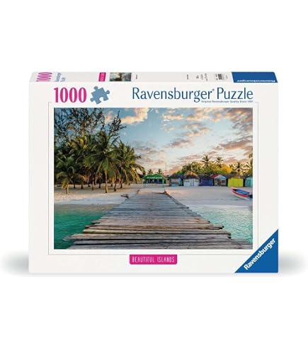 Ravensburger Puzzle 1000 Pièces – Lac De Cheow Lan En Thaïlande, Paysage Serein Pour Adultes Et Ados Dès 14 Ans