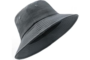 Zylioo Bob Grande Taille L/XL/XXL – Séchage Rapide – UPF 50+ Anti-UV – Chapeau de Pêche Oversize Léger pour Été et Randonnée