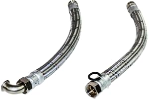 Pansarslang 1 tum DN25 flexslang 30 40 50 60 70 80 100 cm vattenverk för hushåll längd (DN25 1 tum 100 cm rak)