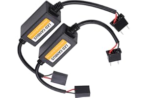 ENTATIAL Décodeur LED, Annuleur d'erreur pour H7 2PCS Annuleur de défaut Tableau de bord de voiture Code d'erreur Anti-scintillement pour H7 DC pour décodeur de Bus Canbus