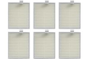 IPARTO Confezione da 6 filtri HEPA di ricambio per iRobot Roomba Essential Series (Y0110, Y0112, Y0140, Q011, Q0120, Q0520)