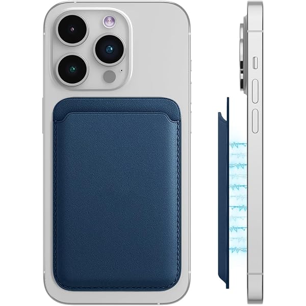 VULKIT Leder Handykartenhalter Selbstklebend - RFID Blockierend Slim  Kartenhlle Fr IPhone & Samsung