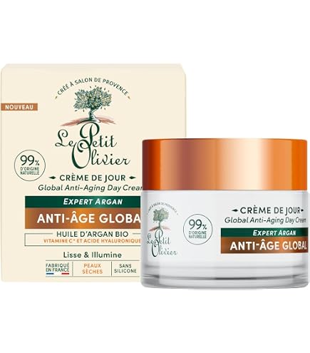 Crème Légère Anti-âge SO BIO ÉTIC à L'Argan Et Acide Glycolique - 50 Ml - Bio - Protection UVA