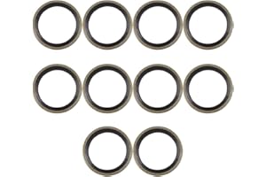SOURCING MAP X AUTOHAUX 10 Stücke Öl Verklebt Scheiben Dichtungen M16