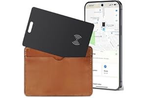 LIZOAK Wallet tracker android,1.6 mm ultra sottile tracker karte android,Ricaricabile senza cavo,IP68 impermeabile Compatibile con Google ‘’Trova il mio dispositivo’‘ per rimorchi per bagagli,cellulari,Pass