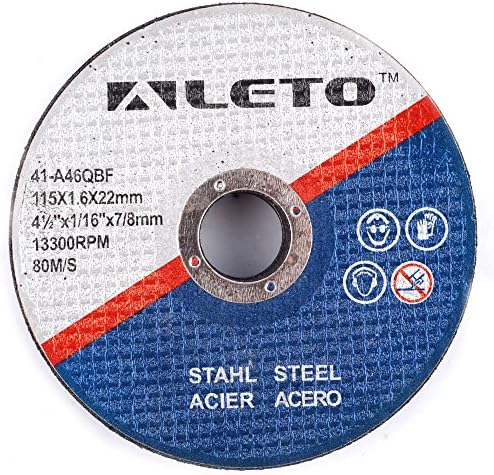 (Pack of 50) Thin 115mm/4.5" Angle Grinder Blade Metal Cutting Slitting Disc