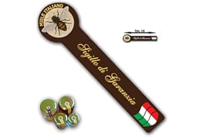 ProfessionalBee Sigillo Garanzia di QUALITA' Miele Italiano 1000 Pezzi Marrone