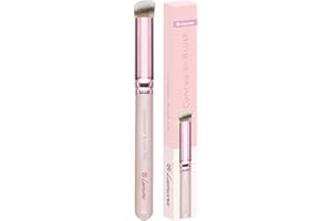 Lamora Pennello Correttore Occhiaie Concealer Piccolo - Inclinato, Pennello per Trucco per la Zona Sotto gli Occhi, Naso, Viso - Pennello Mini per Fondotinta