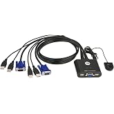 Aten 4475 2 Port USB VGA KVM Switch
