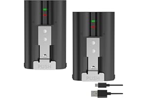 JUBOTY 2 Packs 6040mAh Li-ion Internal New Upgraded Replacement Battery Compatible with Video Doorbell 2/3/3plus/ 4 Camera/Stick Up Camera/Peephole Camera/Spotlight Camera Rechargeable Battery