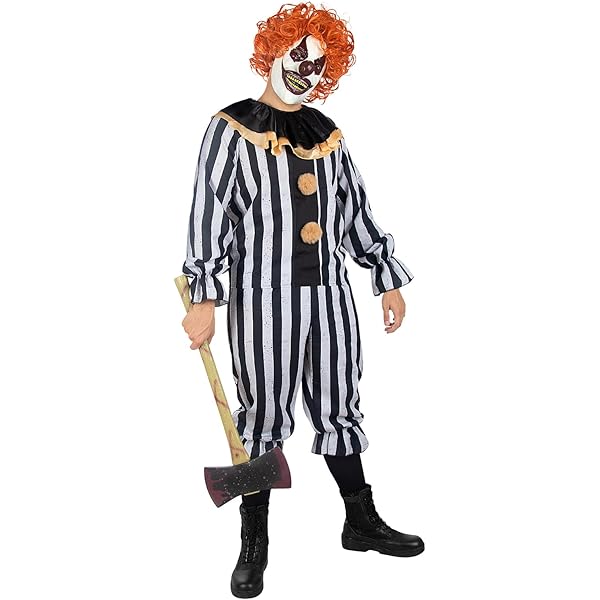 Fantasia Flando Le Clown Cosplay Vêtements Film Clown Dans Un Champ De Maïs Disaz Costume Hommes Fantaisie Halloween Carnaval Fête Tissu