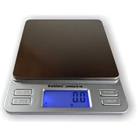 Nohlex - Digitale Briefwaage 2000g / 0.1g Waage für den Postversand und Päckchen