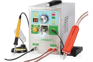 Hanchen Soldador de Puntos de Baterías Muntifuncional 3.8KW Soldadura de Pulsos Profesional con Función de Soldar Estaño Pluma de Inducción Sistema de Enfriamiento para Baterías 18650 26650 32650