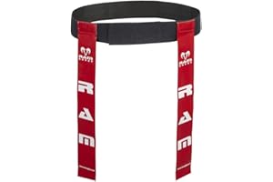 RAM RUGBY Ram Gürtel mit Markierungsfähnchen für Rugby, 10 Gürtel & 20 Streifen, erhältlich in 6 Farben und 2 Größen