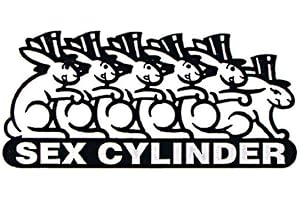 HSK PVC-Aufkleber - Sex Cylinder - 302867 - Gr. ca. 14,5 x 7 cm