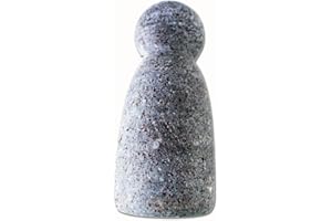 KROGHIN Granite Pestle Replacement only - Pestle Stone only Unpolished Heavy (Not Included Mortar) (Bell Shape)