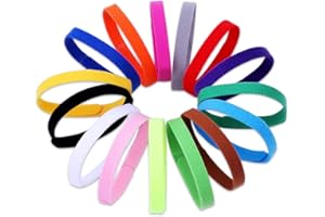 BREEZO Puppy ID Collars, 15 Colors Whelping Puppies ID Bands, Double-Sided Soft Adjustable Pet Dog Cat Collars (S-20cm)