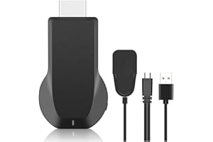 DSXVJHD Wireless HDMI Display Adapter, 1080P WiFi Mobile Screen Mirroring Receiver Dongle, HDMI Transmitter and Receiver for iP-hone M-ac iO-S Andr-oid to TV Projector Support Miracast Airplay DLNA