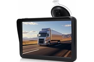 Sat Nav, TOUTBIEN 9 Inch GPS Navigation for Car Truck Lorry HGV LGV Motorhome with 2024 UK EU Maps Lifetime Map Update without Subscription with POI Search, Speed Camera Alerts and Lane Assistance
