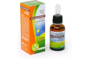 Valdispert Gocce Antistress, Integratore Naturale che Favorisce il Rilassamento e Combatte lo Stress con Valeriana, Passiflora, Melissa e Tiglio, Senza Glutine e Senza Lattosio, 30 ml