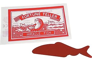 TOYLAND Fortune Teller Fish Novelty Toy/Party Bag Fillers, pack of 6