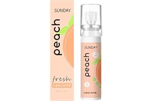 THESOSY Désodorisant oral aromatisé aux fruits, haleine fraîche et rafraîchissante portative compacte, soin des odeurs buccales(Saveur de pêche)