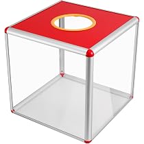 Scatola 25 X 25 Scatola Della Lotteria Trasparente, 25 X 25 Cm, Con