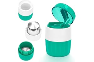 ‎HYSAGTEK Hysagtek Tabletten Mörser Klein - Tablettenmörser 3-in-1 mit Depotfach und Reinigungsbürste, Tabletten Zerkleinern für Tabletten und Haustiere, Multifunktionaler Pillenmörser
