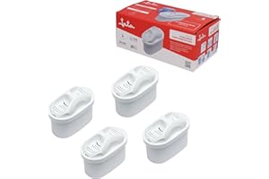 JATA HOGAR RE123X4 - Filtro Agua Grifo. Filtros para Jarra de Agua. Pack de 4 unidades. Iónicos. Mejora la calidad y el sabor del agua. Mantiene minerales esenciales