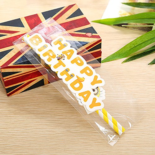 Minions Happy Birthday Schild Set - 2