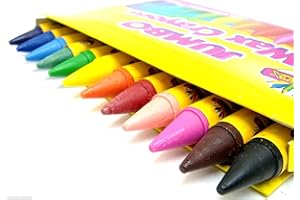 ARTBOX Jumbo Crayons De Cire Enfants Crayons Non Toxique Crayons Enfants Crayola Type Lot De 12