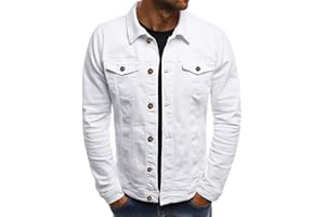 uxxnjfg Herren Jacke Winter Übergangsjacke Wärme Jeansjacke Leicht Winterparka Modern Wärme Outdoor Jacken