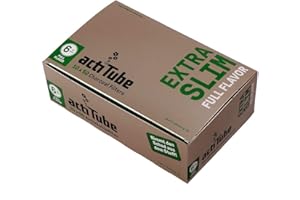 ACTITUBE (TUNE) actiTube - Filtro de carbón activo extra delgado (6 mm de diámetro, 50 filtros por paquete, 1 pantalla (500 filtros)