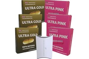 FOREVER & ALWAYS SUPPLEMENTS Ultra Gold & Ultra Pink Sex Tablets for Men and Women Bundle - Strong Natural Sexual Enhancers for Couples! Libido, Endurance & Sex Drive Support! Contains Maca, Ginseng